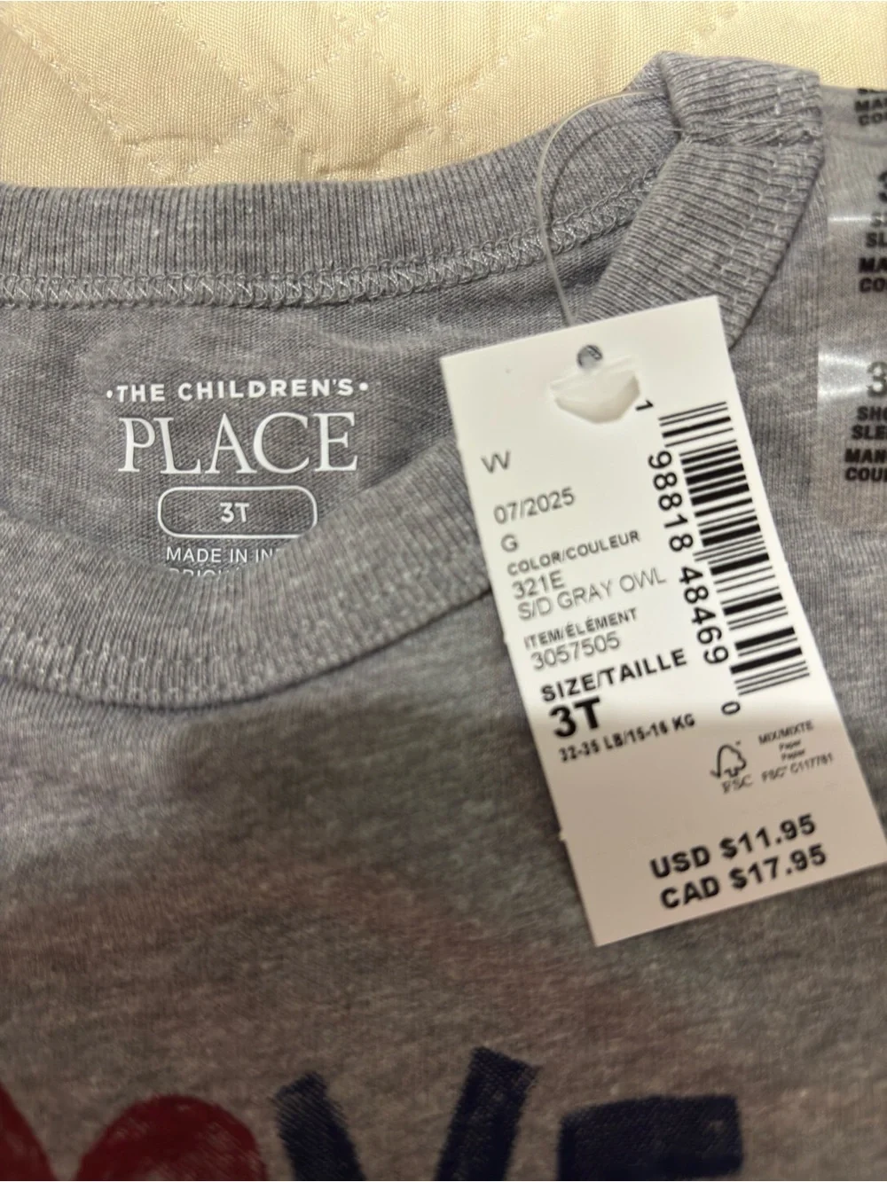 Children's Place 3T 